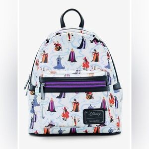 Disney Princess Villans Iridescent Loungefly Mini Backpack
